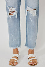 Load image into Gallery viewer, HIGH RISE SLIM STRAIGHT JEANS-KC8708M
