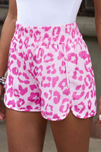 Load image into Gallery viewer, Leopard Elastic Waist Shorts
